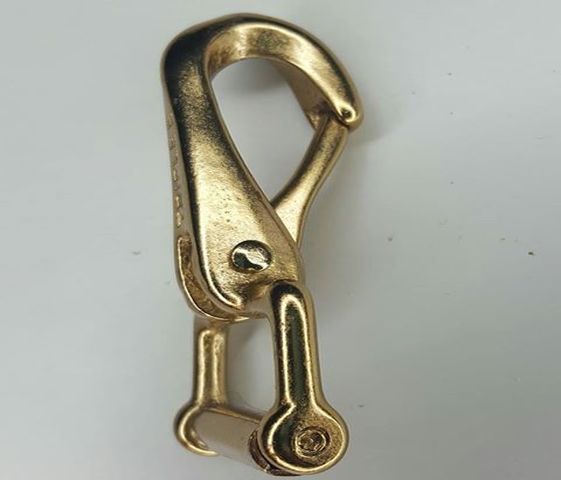 1 inch) Halter Replacement Brass/Nickel Snap